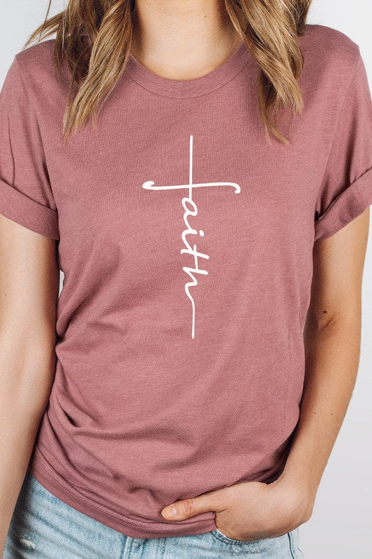 Plus - Faith Cross Graphic Tee