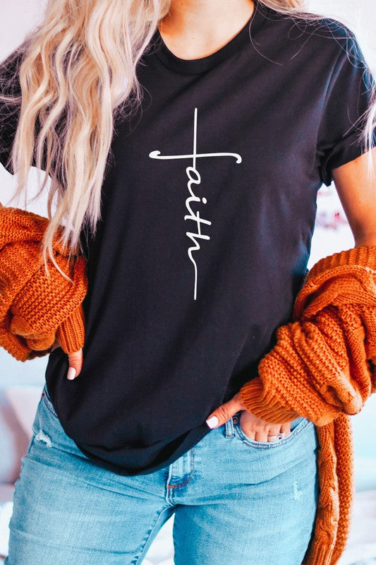Plus - Faith Cross Graphic Tee