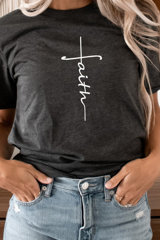 Plus - Faith Cross Graphic Tee