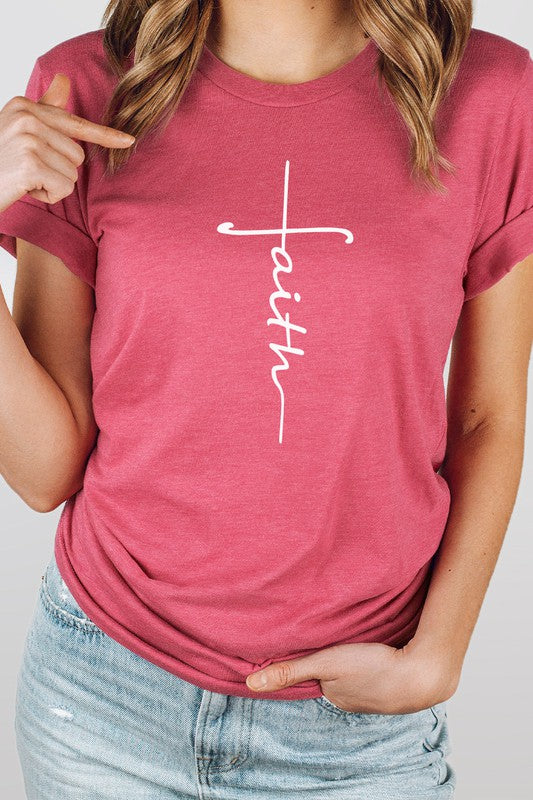 Plus - Faith Cross Graphic Tee