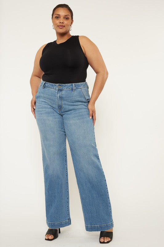 Plus - Kan Can High Rise Trouser