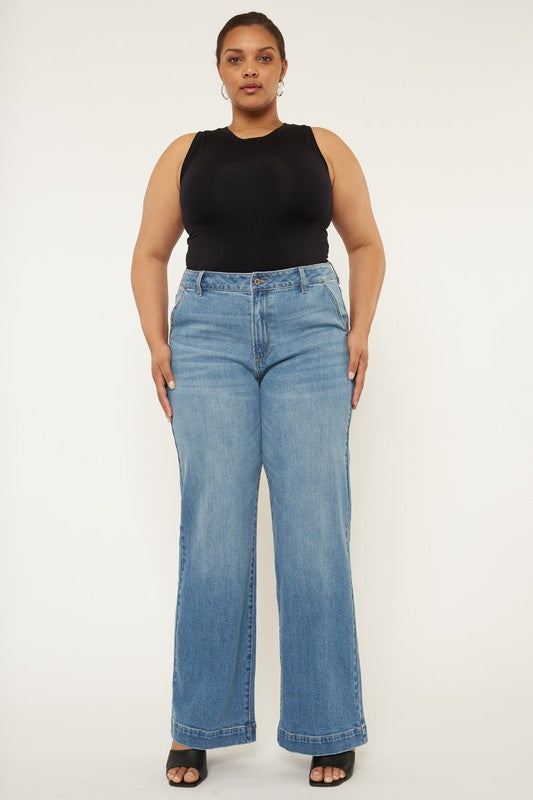 Plus - Kan Can High Rise Trouser