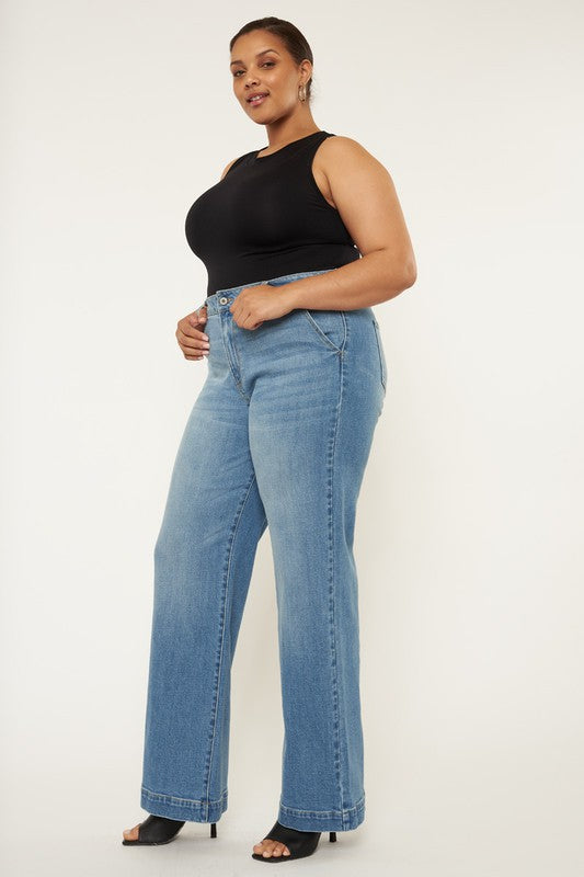 Plus - Kan Can High Rise Trouser