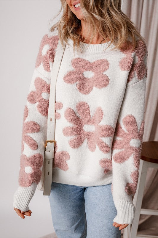 Vintage Flower Sweater