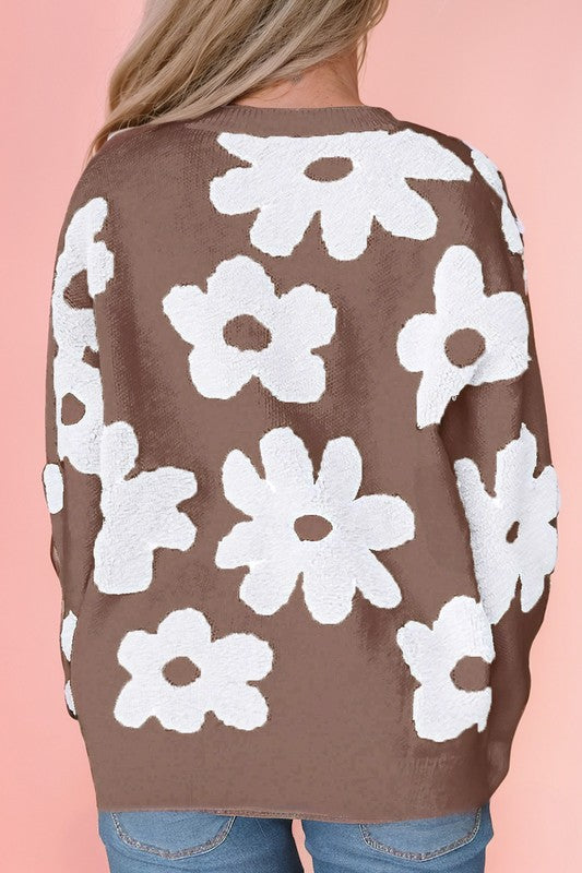 Vintage Flower Sweater