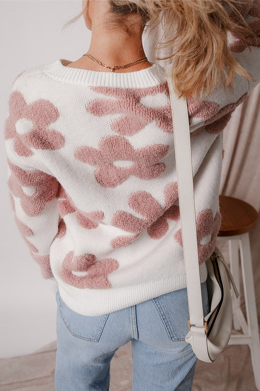 Vintage Flower Sweater