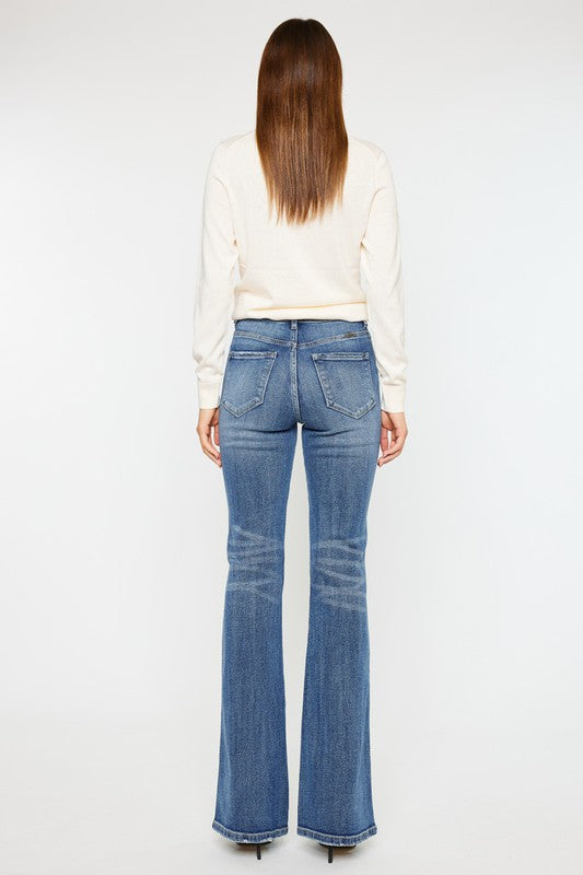 Kan Can - High Rise Flare Jeans