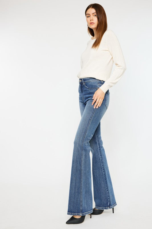 Kan Can - High Rise Flare Jeans