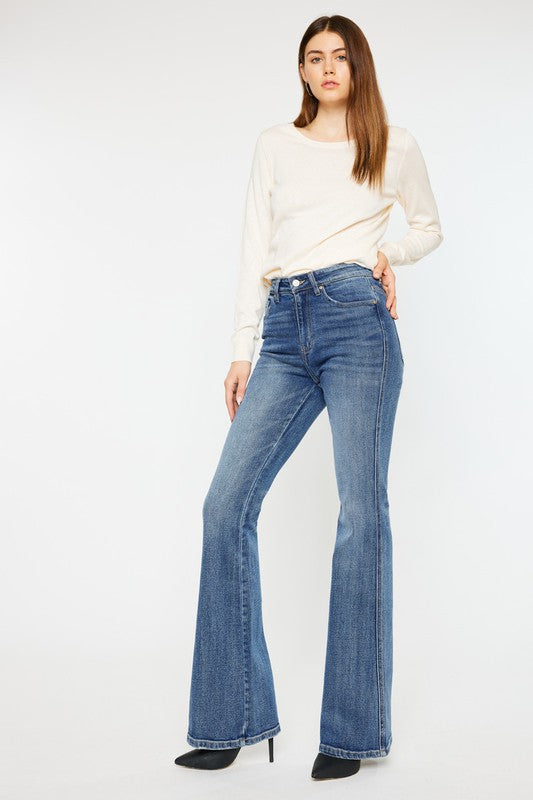 Kan Can - High Rise Flare Jeans