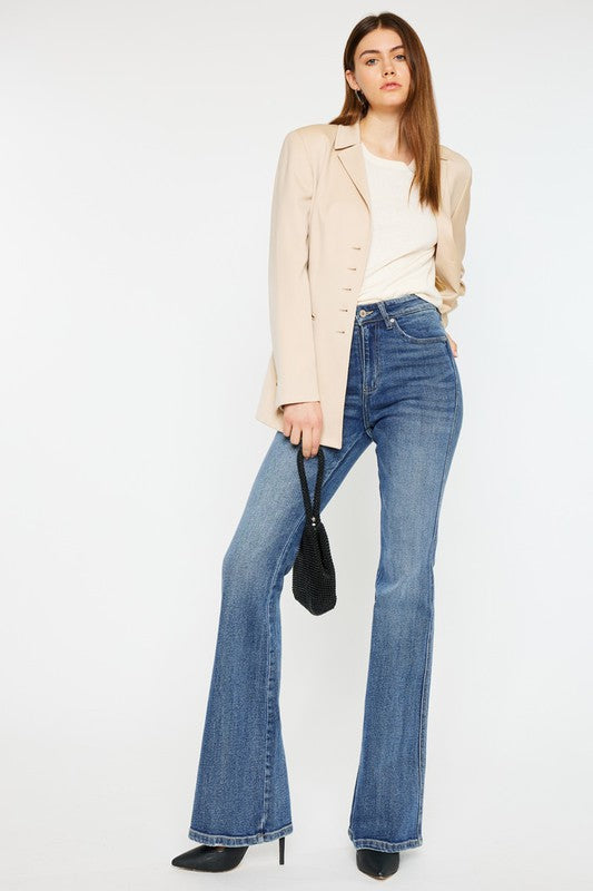 Kan Can - High Rise Flare Jeans