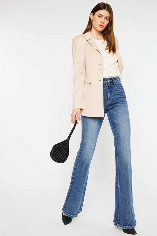 Kan Can - High Rise Flare Jeans