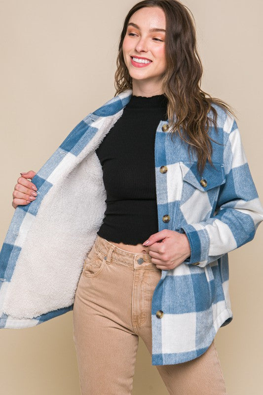 Plaid Style Shacket