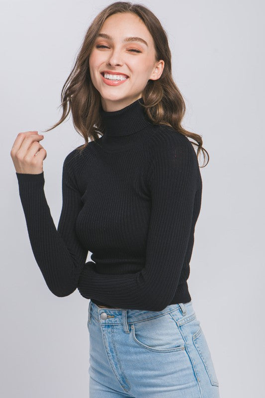 Turtleneck Sweater Top