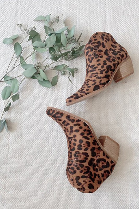 Leopard Western Boot