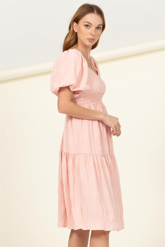 Spring Tiered Midi Dress